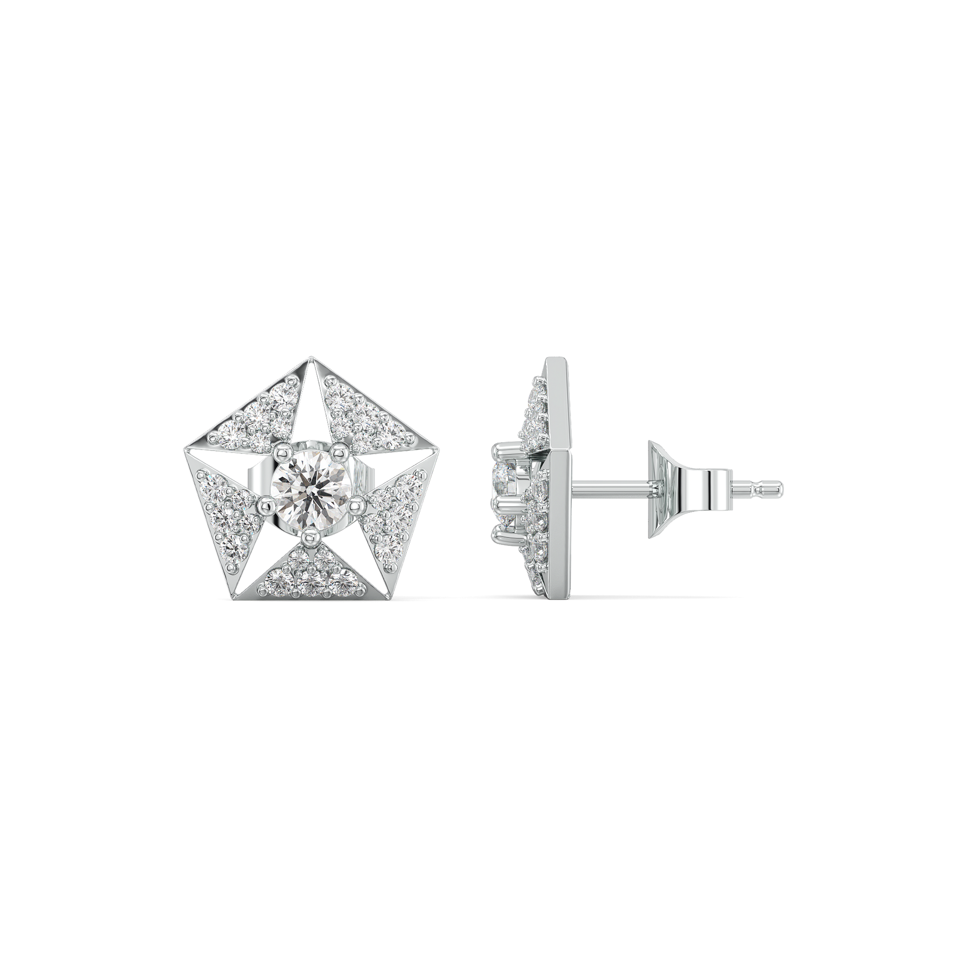 Echo of Light - Lab Diamond Earrings