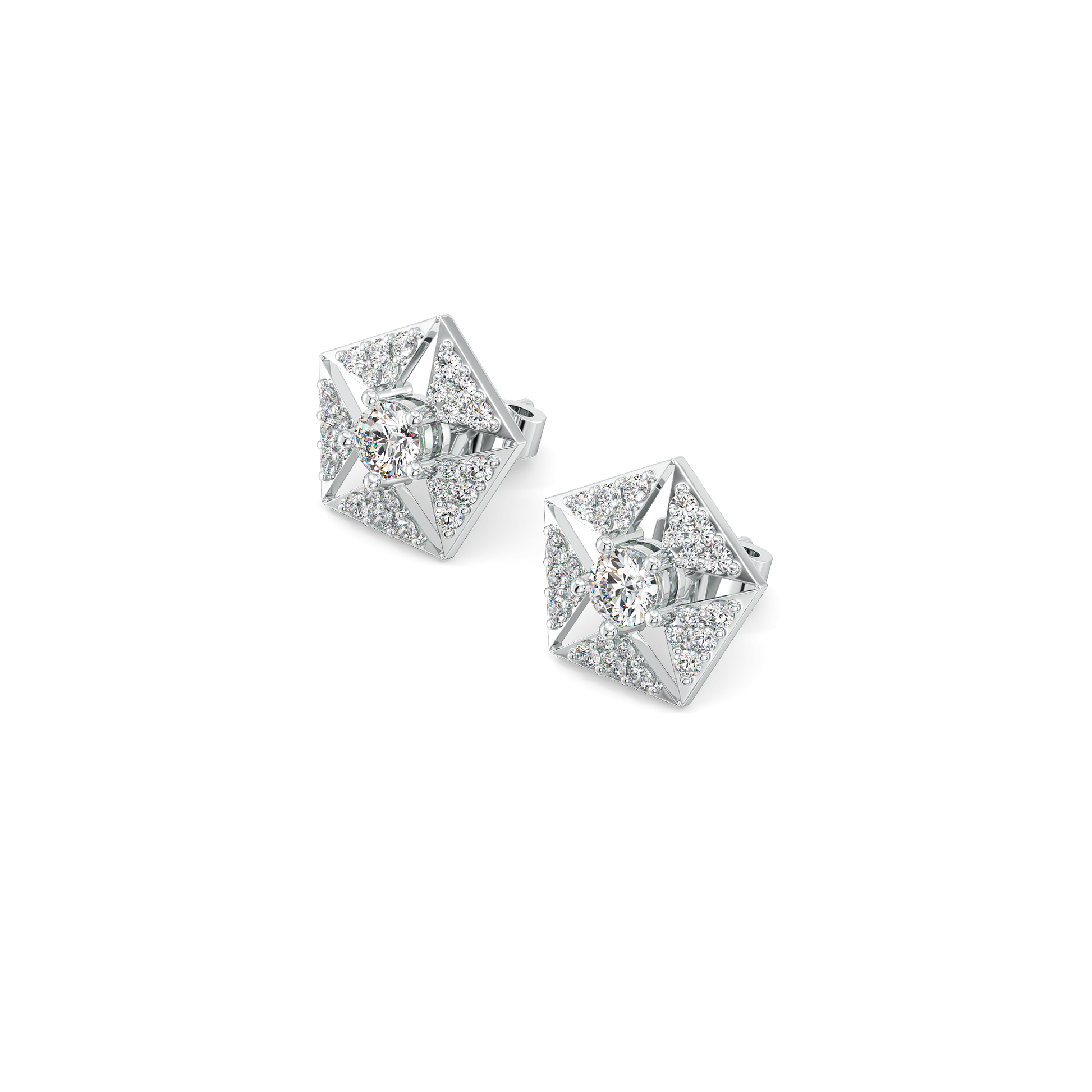 Echo of Light - Lab Diamond Earrings