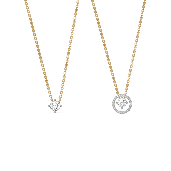 Halo Switch - Lab Grown Diamond Multi-Wearable Necklace
