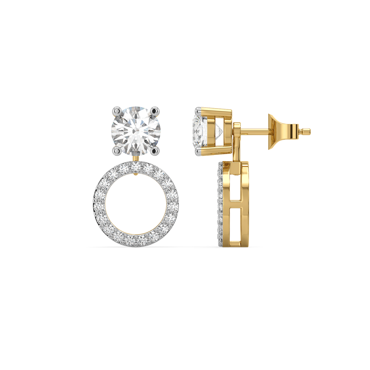 Halo Switch – Lab Diamond Multi-Wearable Stud