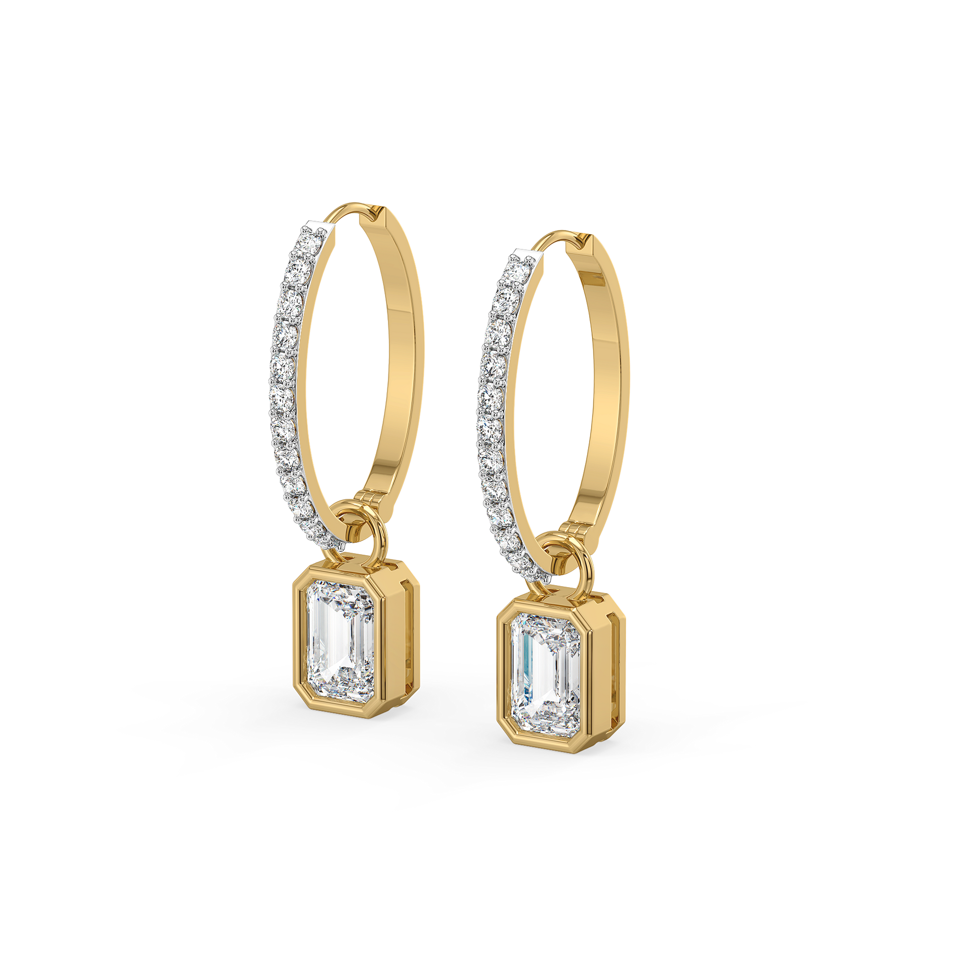 Drop & Go – Lab Diamond Modular Hoop