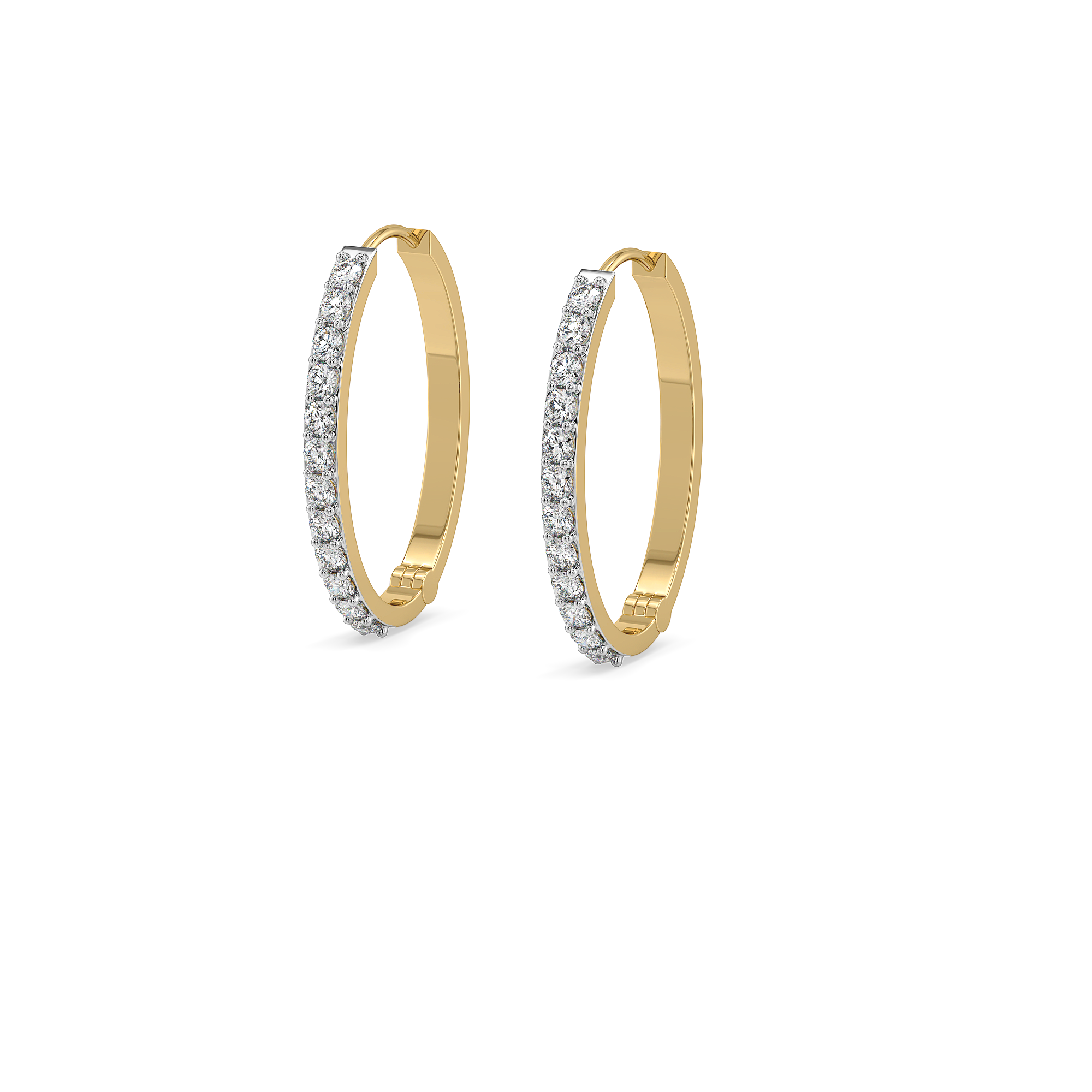 Drop & Go – Lab Diamond Modular Hoop
