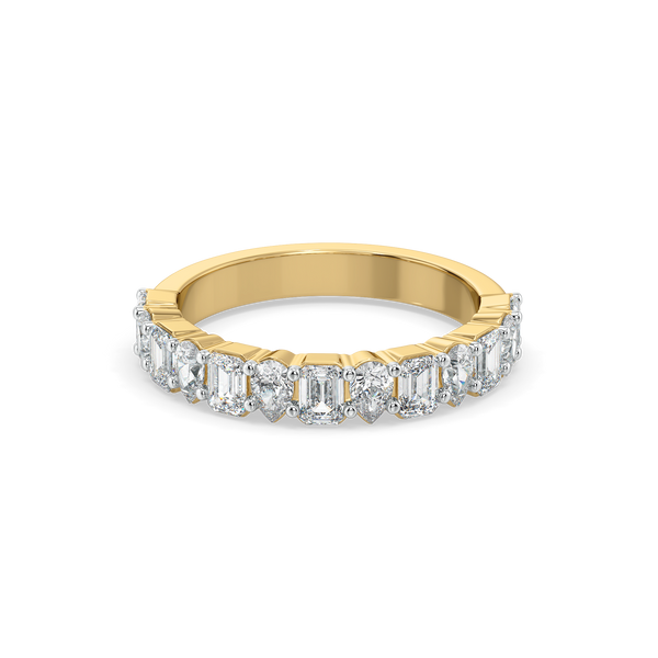 Lukson Light Mosaic Lab Grown Diamond Eternity Ring for Women