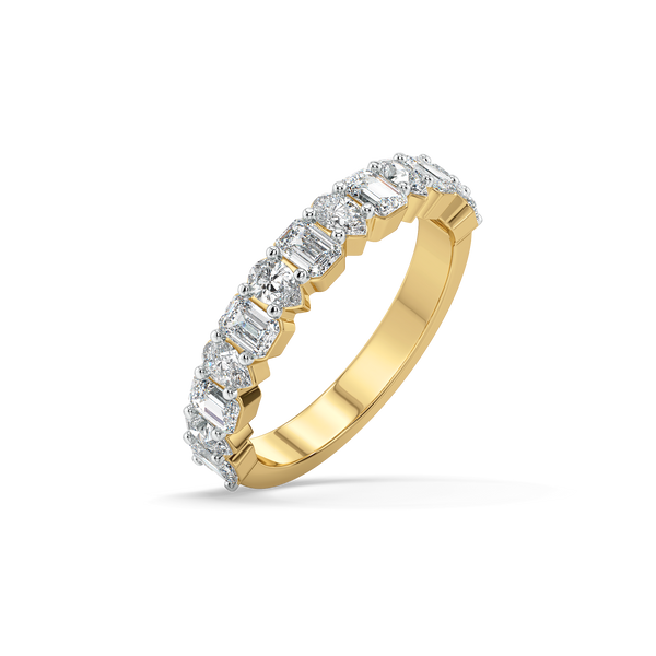 Lukson Light Mosaic Lab Grown Diamond Eternity Ring
