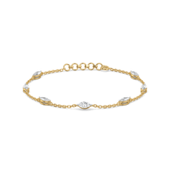 Marquise Station - Lab Diamond Bracelet