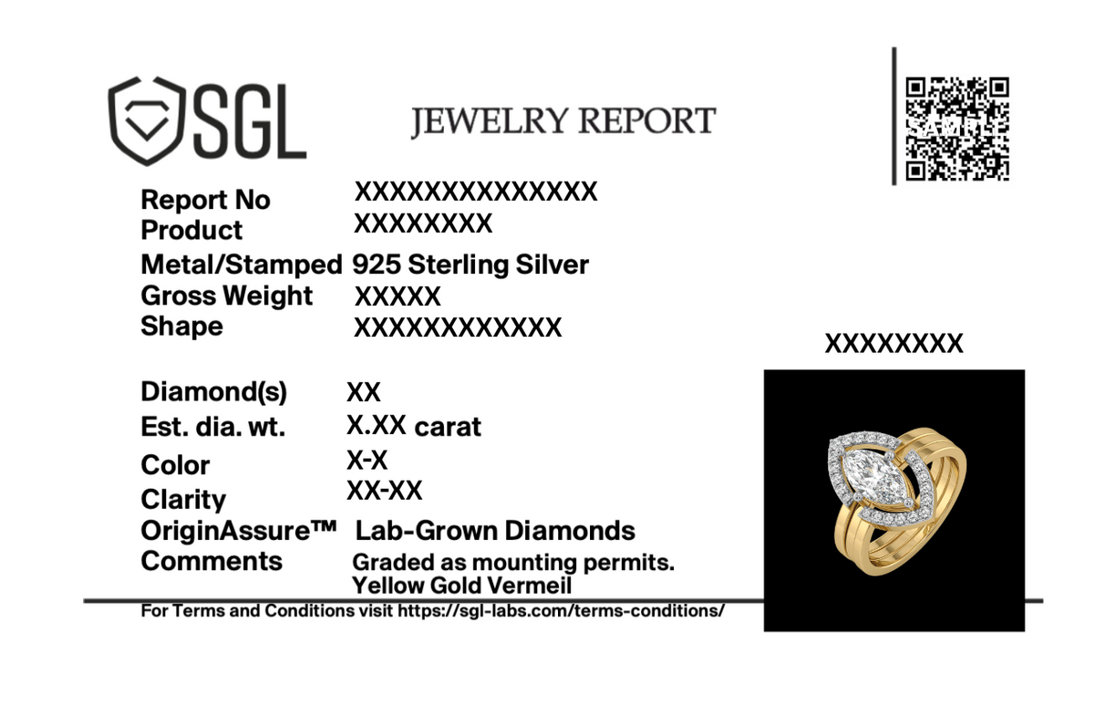 Marquise Mirage – Lab Diamond Modular Ring