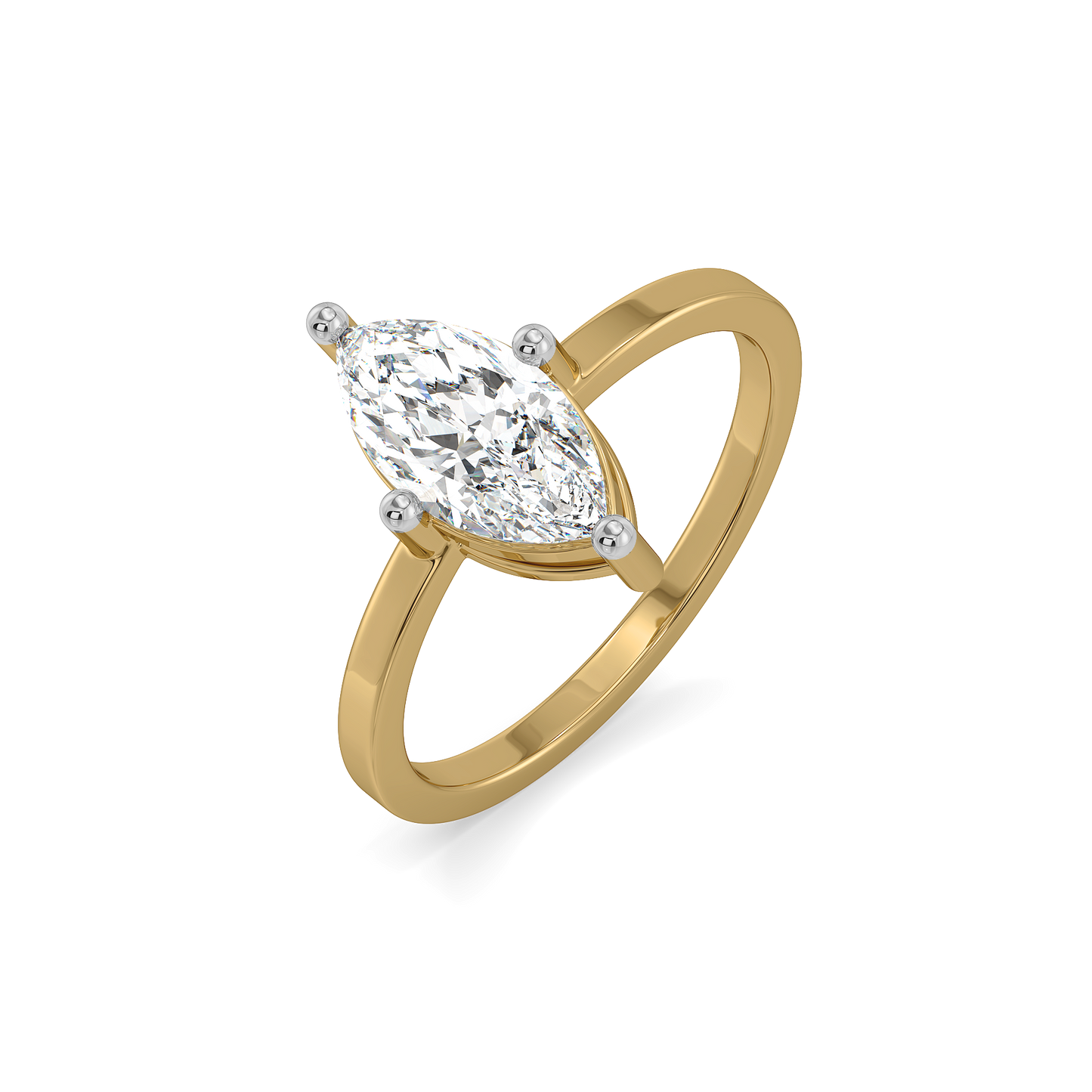 Marquise Mirage – Lab Diamond Modular Ring