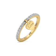 Flip of Love - Lab Diamond Modular Ring