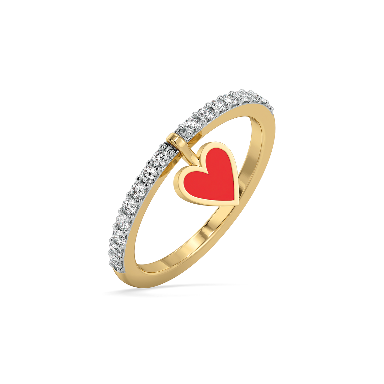 Flip of Love - Lab Diamond Modular Ring