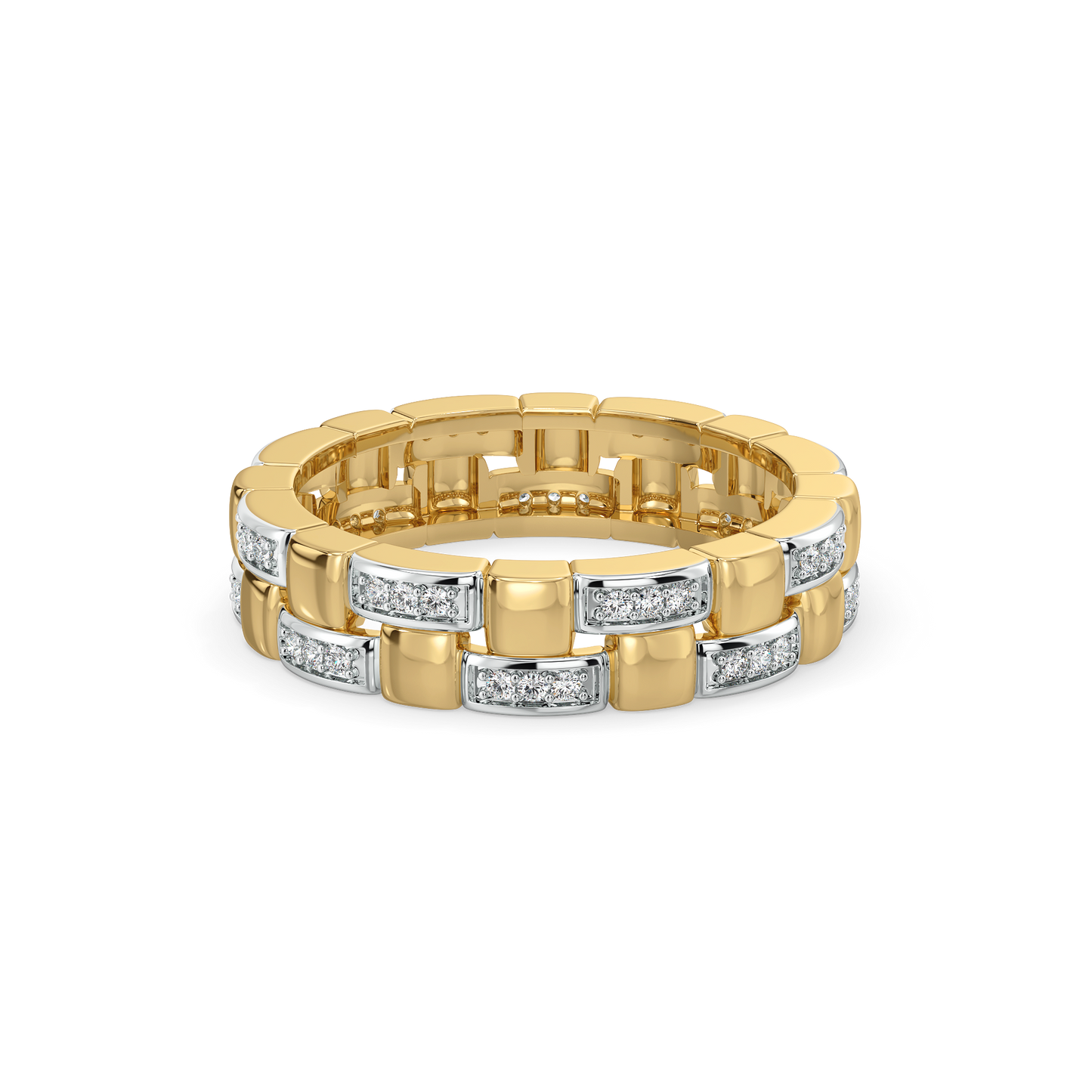 Lustre Link - Lab Diamond Band Ring