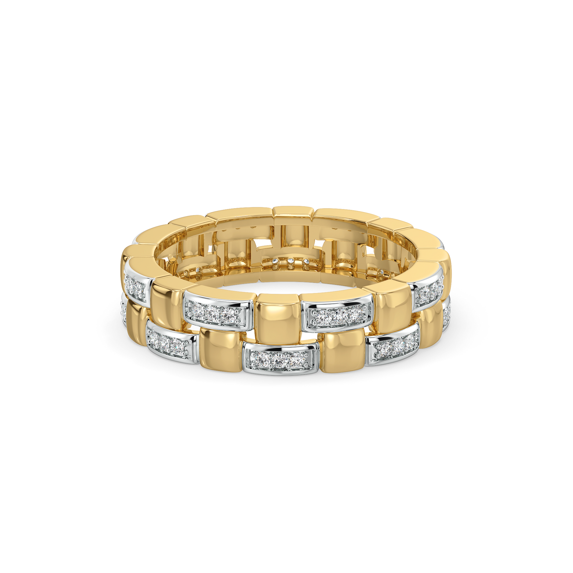 Lustre Link - Lab Diamond Band Ring