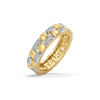 Lukson Lustre Link Lab Grown Diamond Band Ring