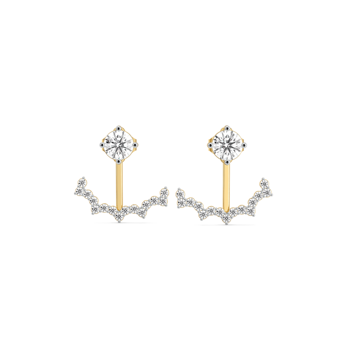 Front & Beyond – Lab Diamonds Dual-Wear Earrings
