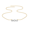 Lukson Twinfinity - Lab Grown Diamond Necklace