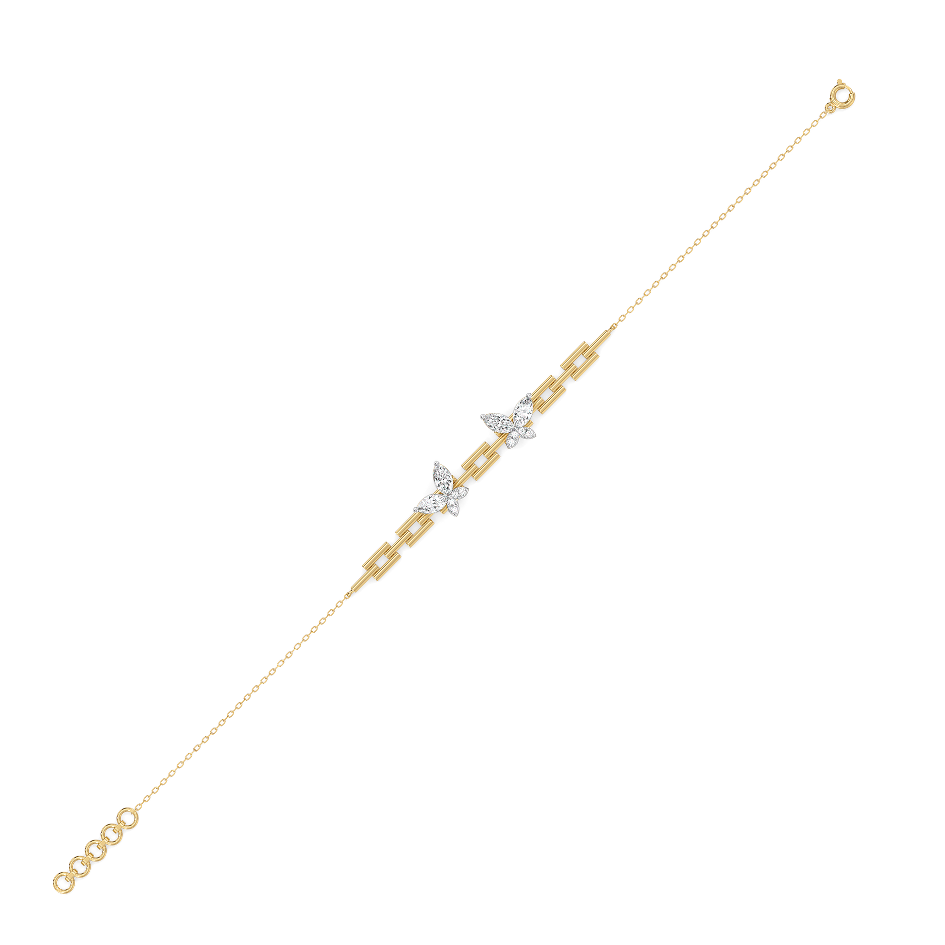 Flutter of Light - Lab Diamond Bracelet