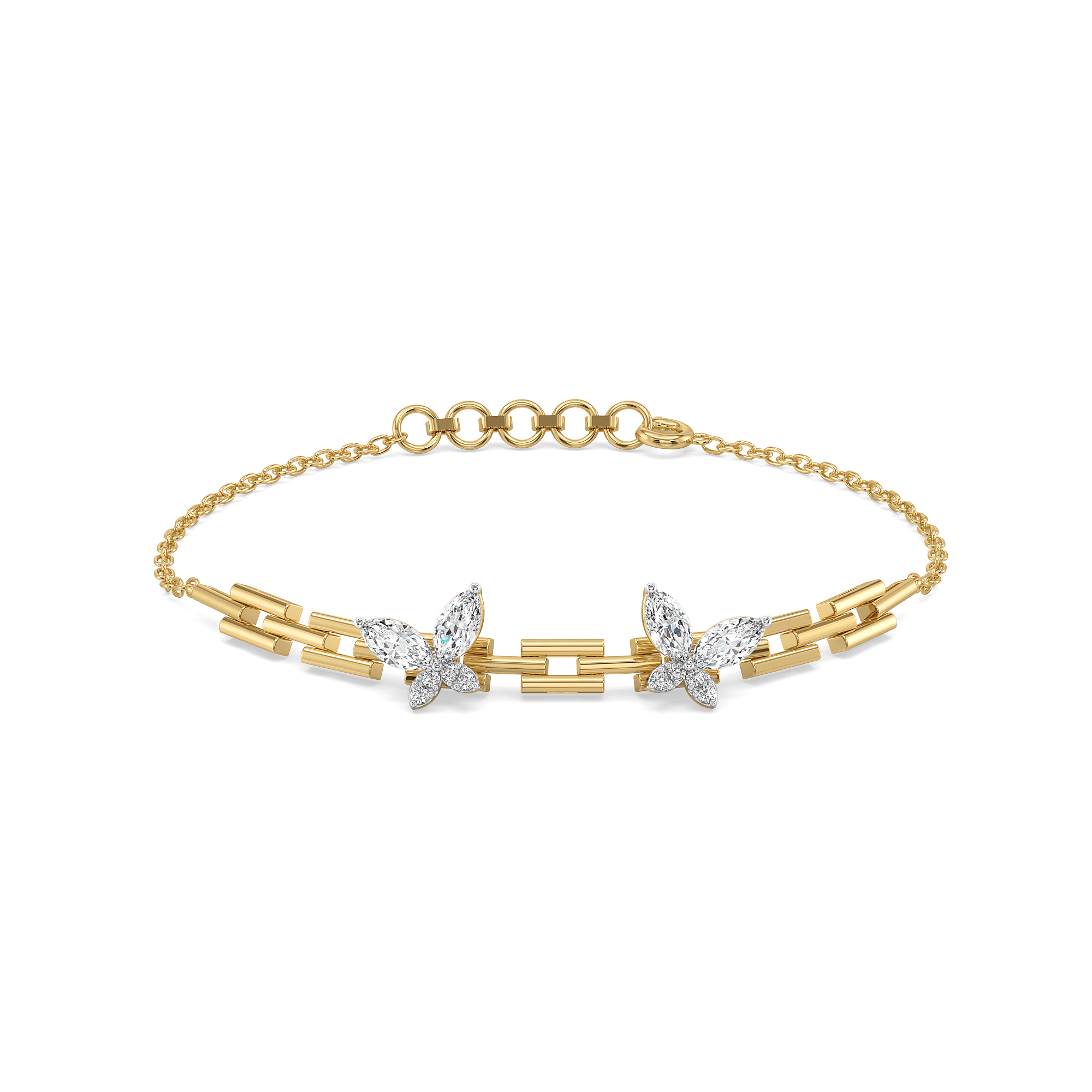 Flutter of Light - Lab Diamond Bracelet