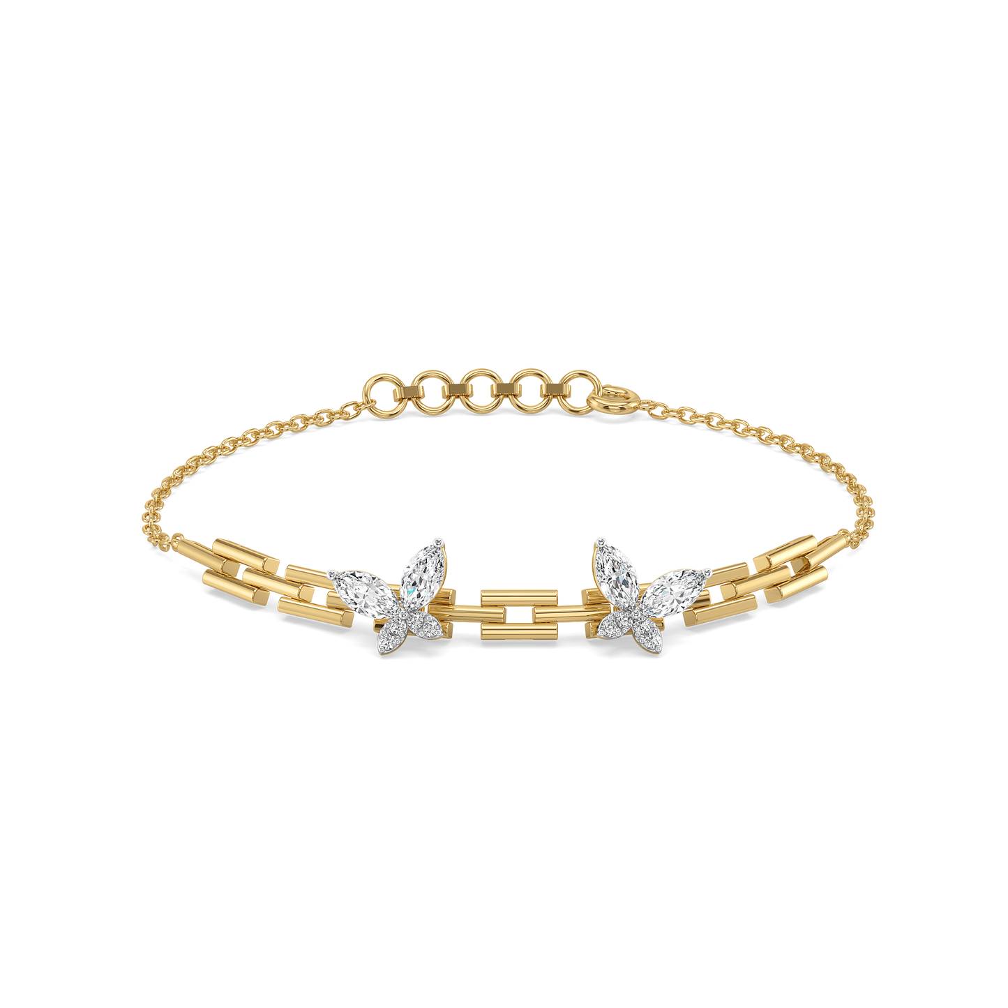 Flutter of Light - Lab Diamond Bracelet