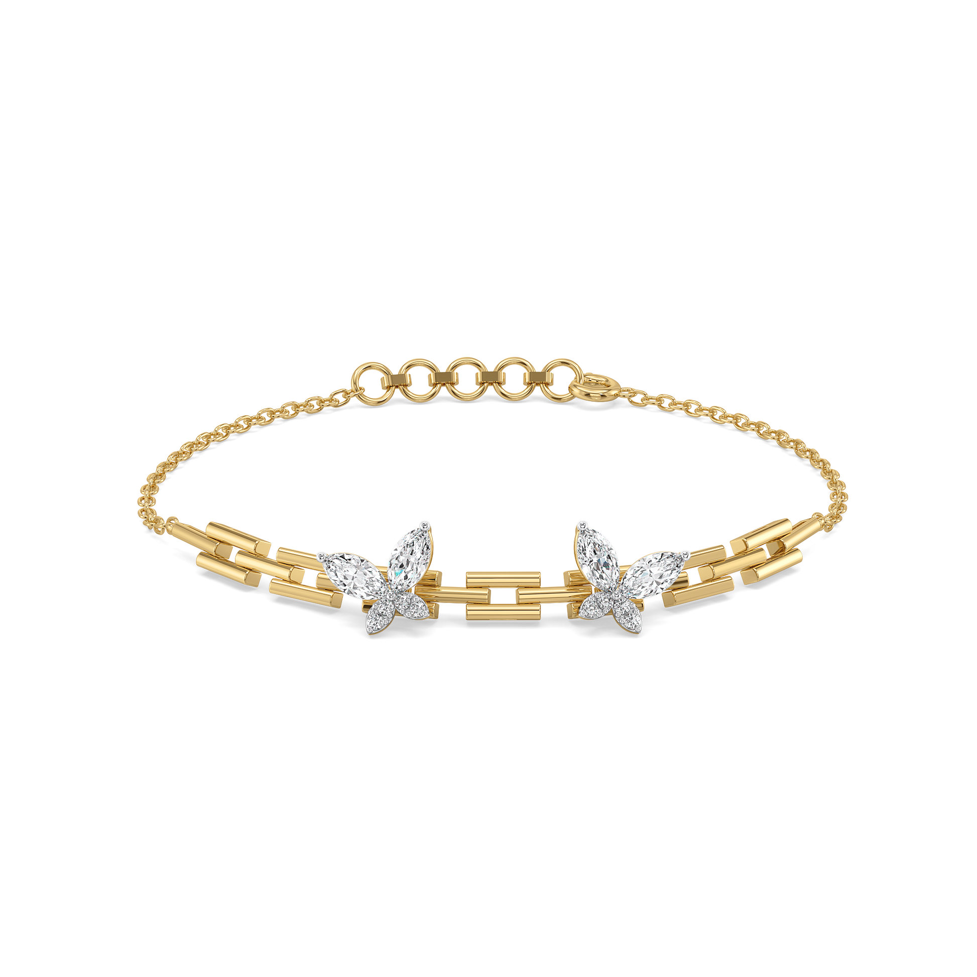 Flutter of Light - Lab Diamond Bracelet