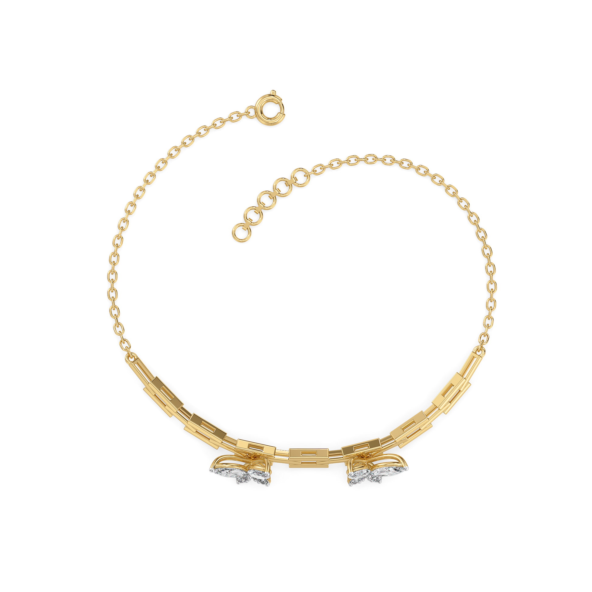 Flutter of Light - Lab Diamond Bracelet