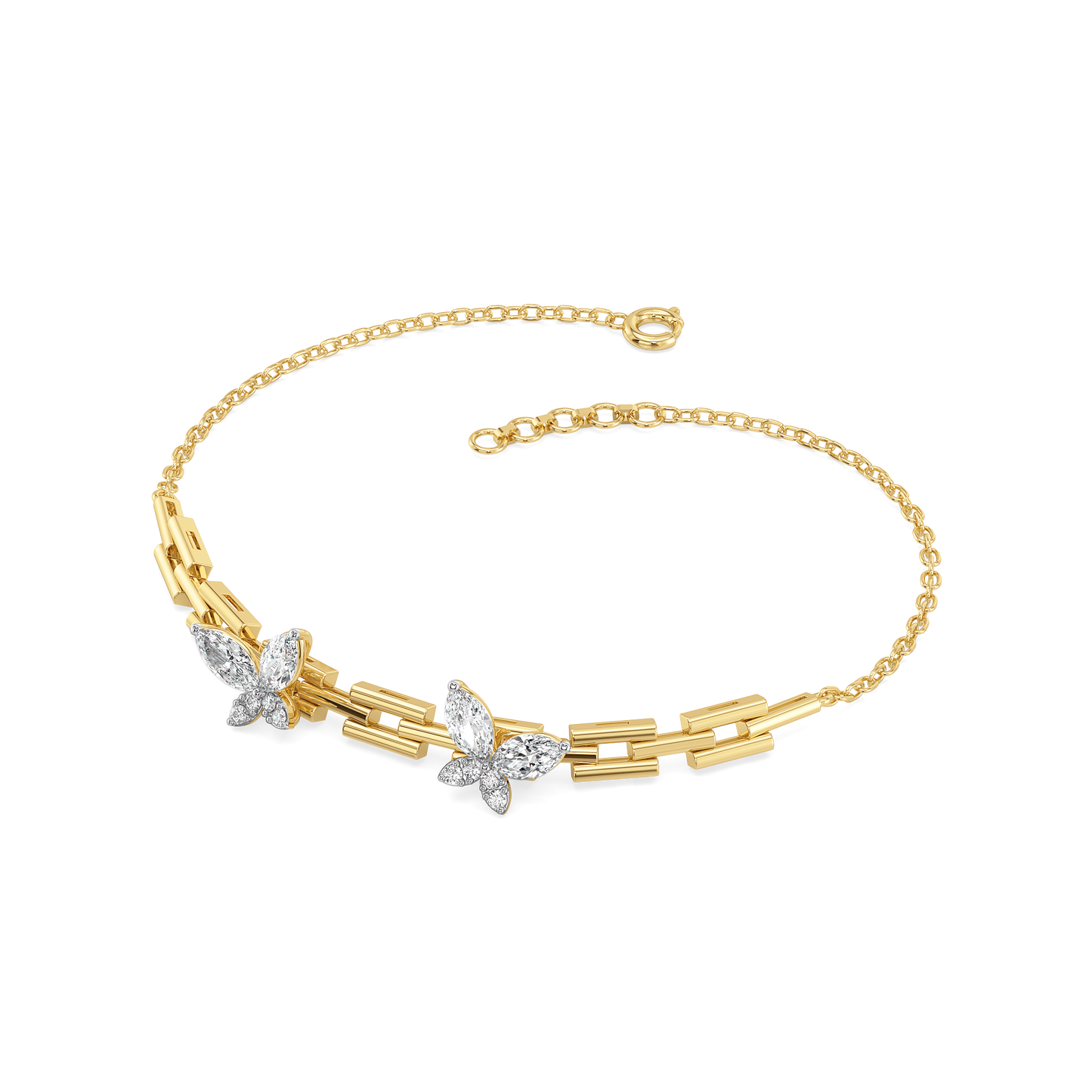 Flutter of Light - Lab Diamond Bracelet