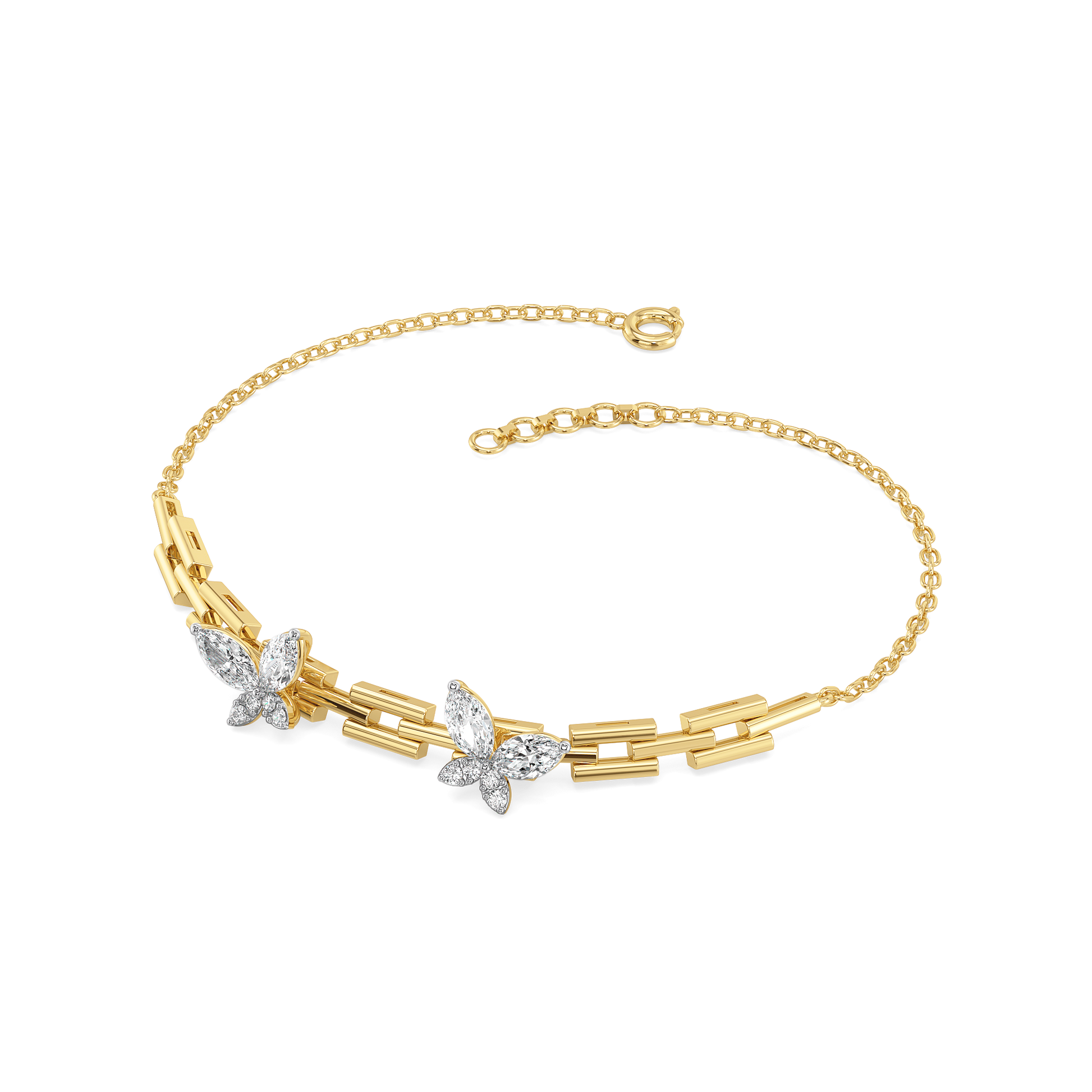 Flutter of Light - Lab Diamond Bracelet