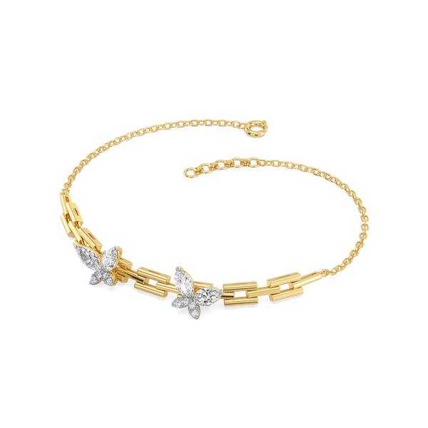 Flutter of Light - Lab Grown Diamond Bracelet - Lukson 