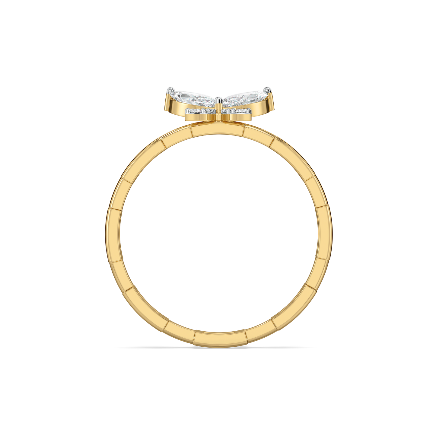 Flutter of Light - Lab Diamond Ring