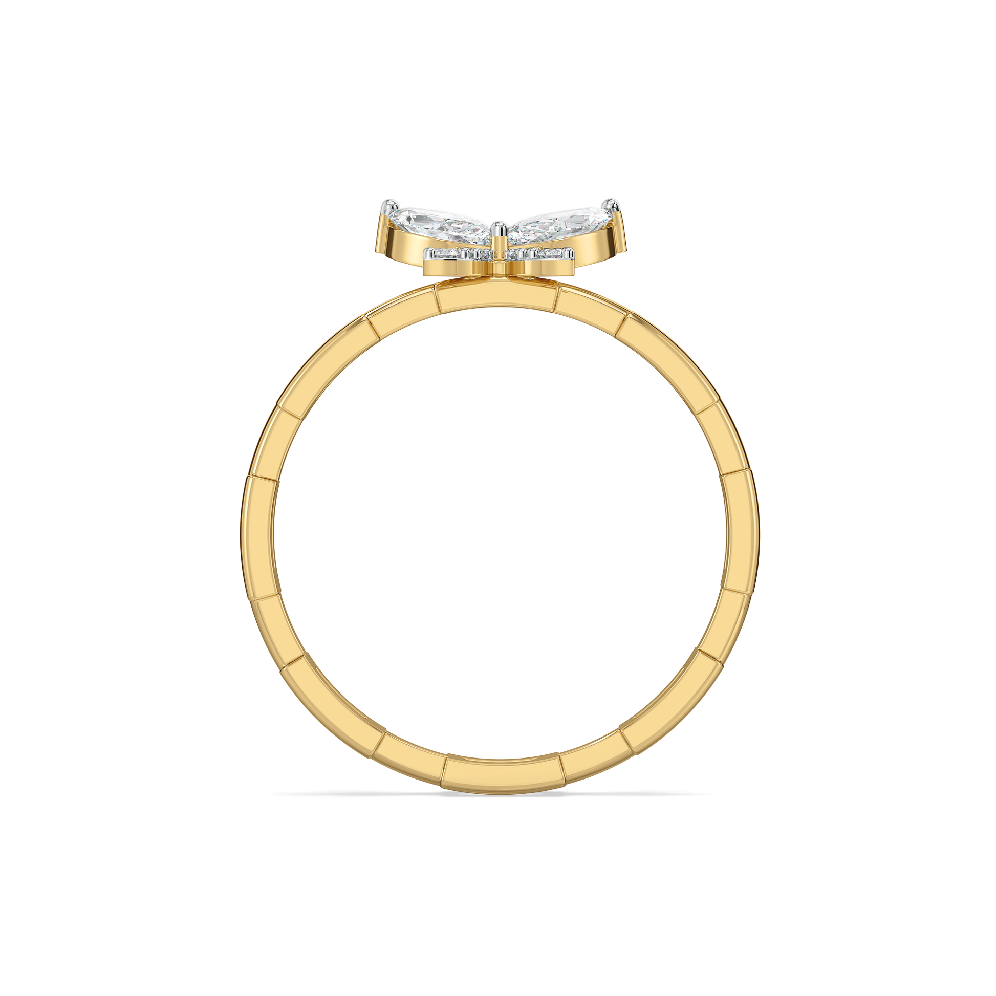 Flutter of Light - Lab Diamond Ring