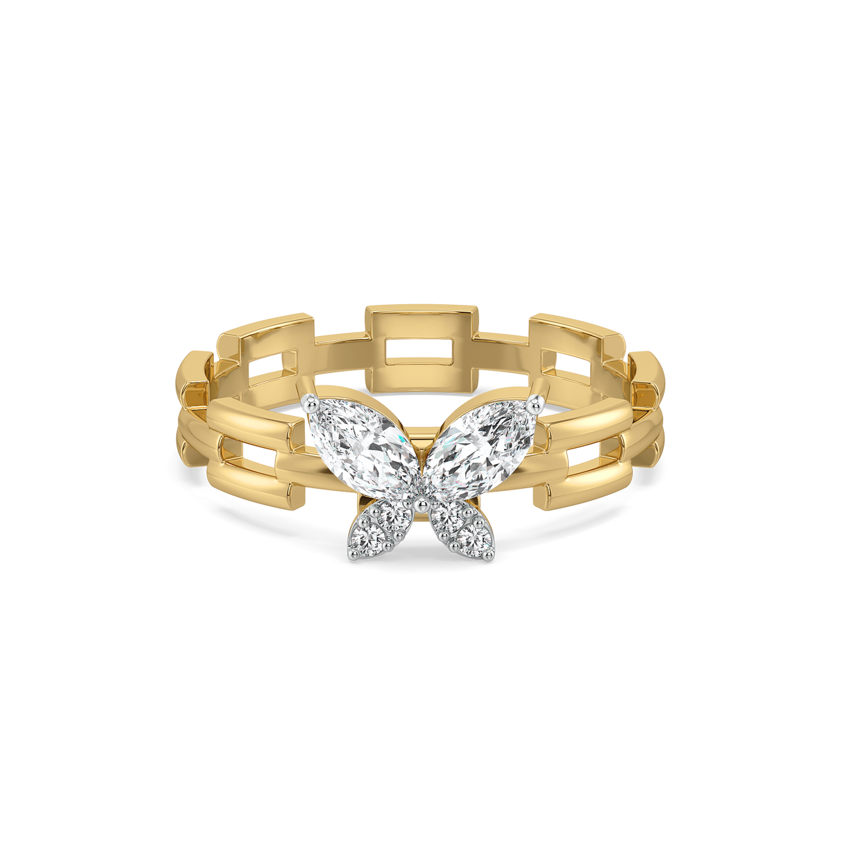 Flutter of Light - Lab Diamond Ring