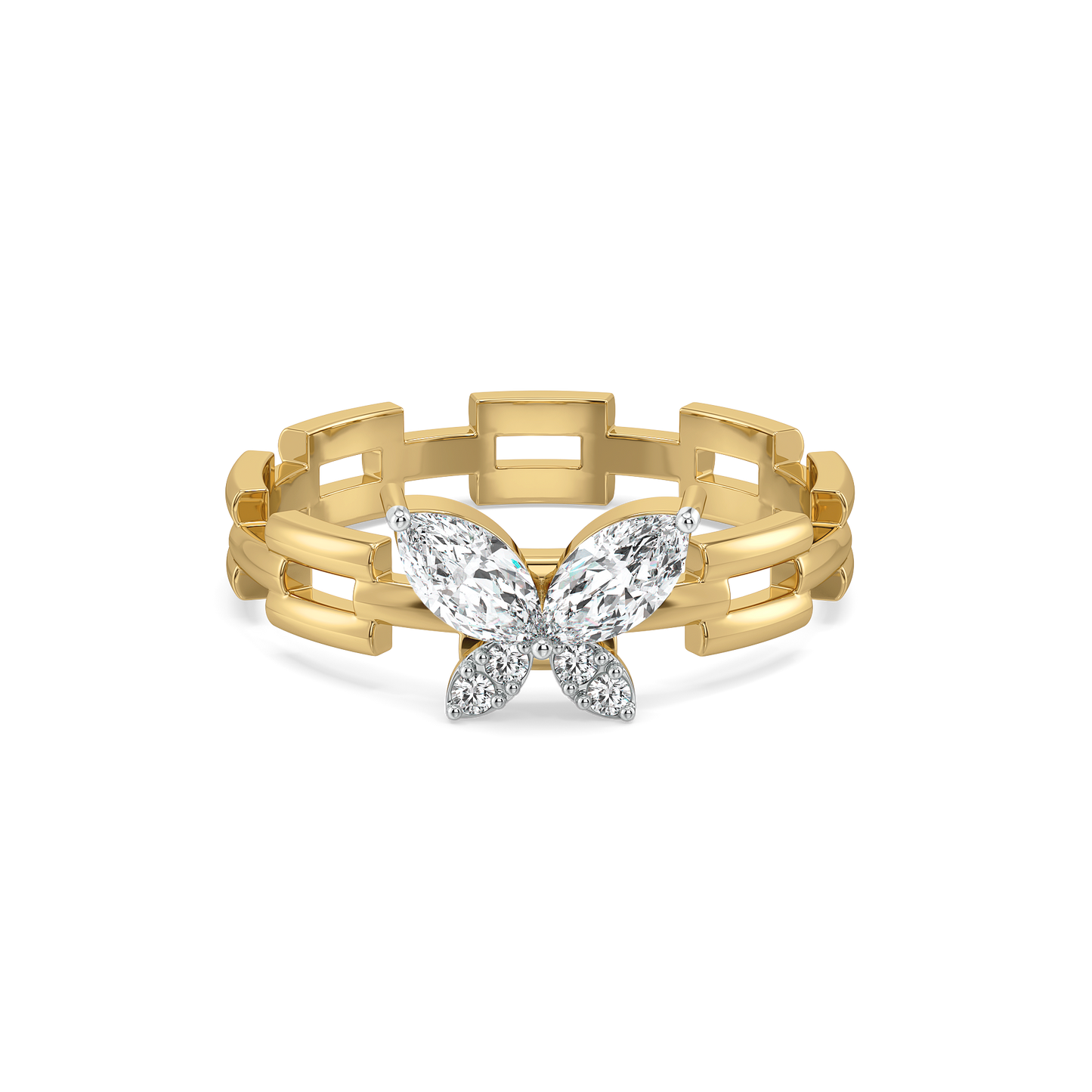 Flutter of Light - Lab Diamond Ring