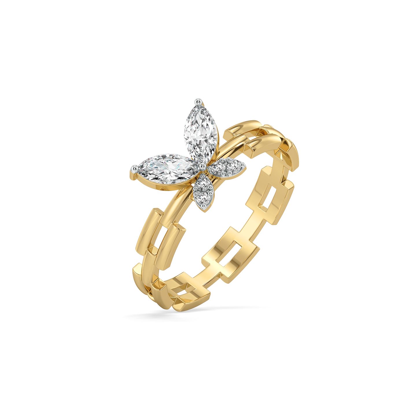 Flutter of Light - Lab Diamond Ring