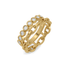 Runway Links Lab Diamond Band Ring - perspective view