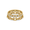 Runway Links Lab Diamond Band Ring - front view
