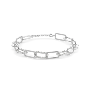 Vogue Glam - Lab Diamond Link Bracelet