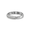 vogue glam lab diamond band ring - Front View