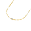 The Miranda Link Lab Diamond Necklace - Perspective view