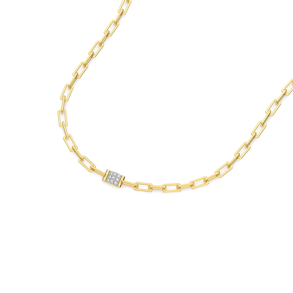 The Miranda Link Lab Diamond Necklace - Perspective view