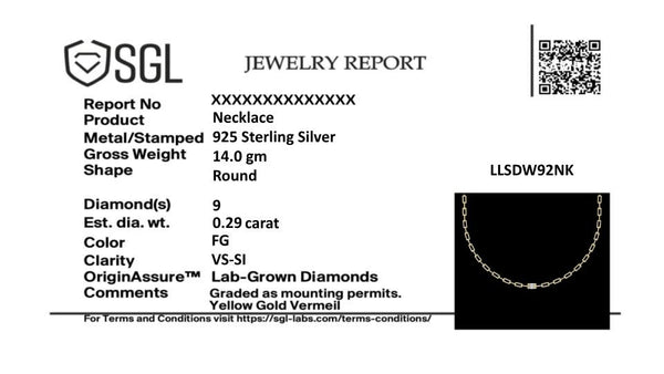 The Miranda Link Lab Diamond Necklace