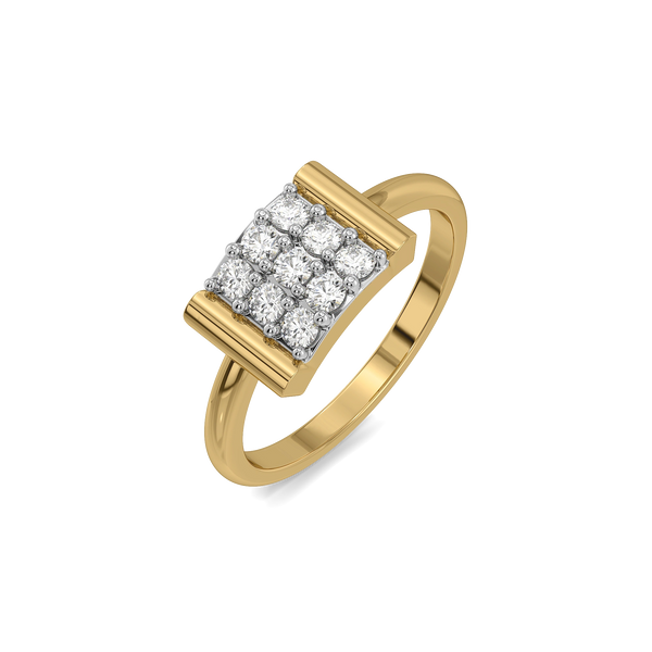 The Miranda Link - Lab Diamond Ring