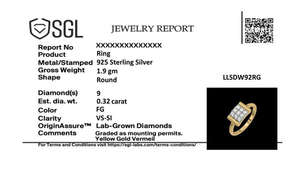 The Miranda Link Lab Diamond Ring