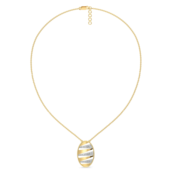 The Editorial Edge - Lab Diamond Necklace - full view
