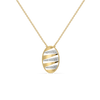 the editorial edge lab diamond necklace- front view