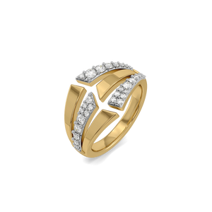 The Editorial Edge Lab Diamond Cocktail Ring