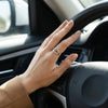 The Editorial Edge Lab Diamond Cocktail Ring on hand looks