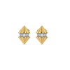 Paris Silhouette Lab Diamond Stud Earrings - front view