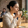 Paris Silhouette Lab Diamond Stud Earrings wearing by model