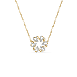 High-Fashion Lapel Lab Diamond Necklace
