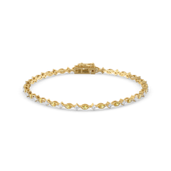 Golden Hour - Lab Diamond and Citrine Tennis Bracelet