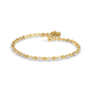 Golden Hour - Lab Grown Diamond and Citrine Tennis Bracelet for Women- Lukson 