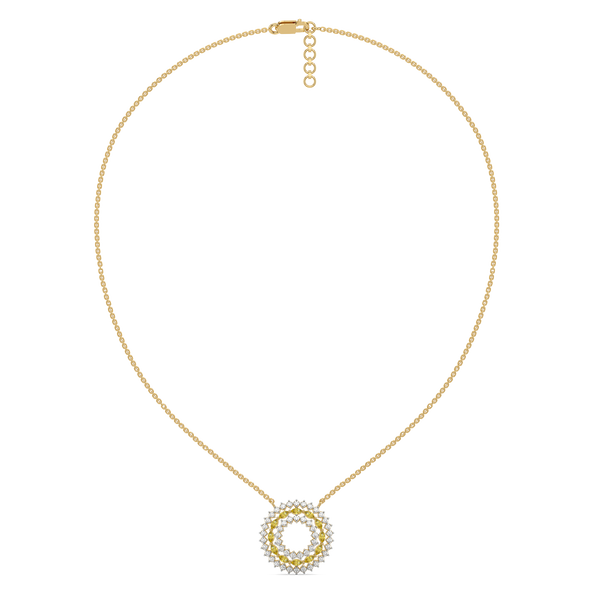 Lukson Golden Hour - Lab Grown Diamond Necklace for Women 
